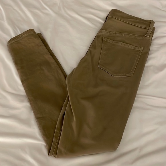 Universal Thread High Rise Khaki Skinny Jeggings - Picture 2 of 5